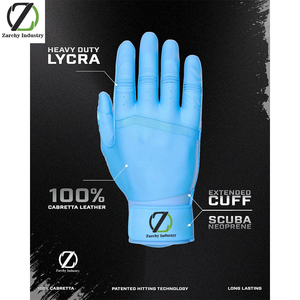 Guantes de Bateo |   Guante de Bateo de Cuero Pro Cuff |   Béisbol y Sóftbol |   Tecnología Web Opcional |   Múltiples Colores - Product Image 2