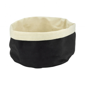 100% coton brodé panier à pain famille taille noir corde organisateur de stockage salle à manger Table écologique lavable en gros - Product Image 1