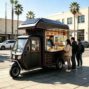 Carrito de Comida con Máquina Comercial para Hacer Papas Fritas con Cortadora y Freidora Continua para Producción - Product Image 1
