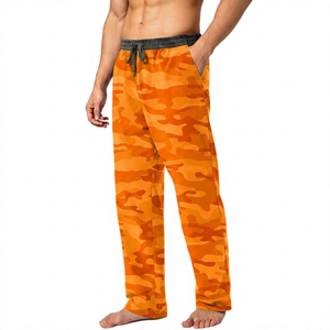 Pantalon décontracté mi-long pour homme, coupe droite, personnalisable avec logo, tendance, fin, ample, grande taille, extensible, 100 % coton, toile légère - Product Image 4