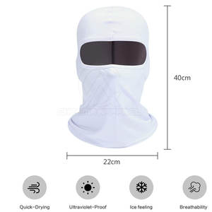 Cubrecabezas para clima frío al aire libre, para ciclismo y caza, de tela elástica transpirable, calentador completo para cabeza y cuello - Product Image 2