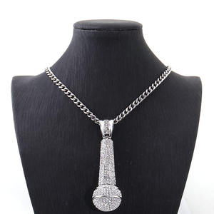 Hip Hop <b>Iced</b> <b>Out</b> Pendant Custom Personalized Luxury Women's 925 Silver Lab Grown Diamond <b>Chain</b> Necklace - Product Image 2