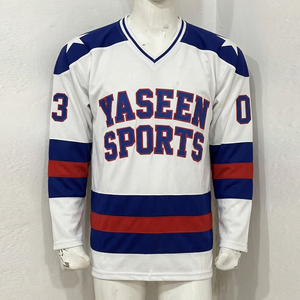 High Quality Custom Sublimation Ice Hockey Jersey-Premium 100% Polyester/Spandex Breathable Quick Dry Custom Team <b>Names</b> Numbers - Product Image 2