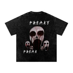 T-shirt en coton noir pour homme, coupe classique, col rond, manches courtes, jersey décontracté, couleur unie, streetwear - Product Image 2
