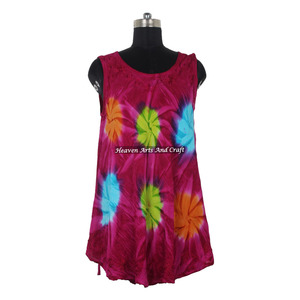 Nuevo Vestido Maxi de Rayón Tie Dye para Mujer, Estilo Bohemio, Sexy, Holgado, Largo hasta el Suelo, para Playa o Casual, Tipo Paraguas - Product Image 5
