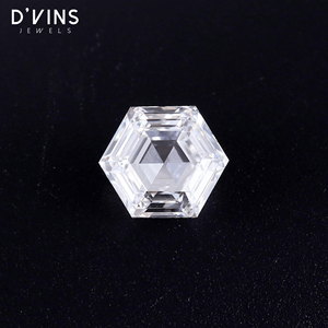 D'vins Jewels Diamant de laboratoire de 2 carats, taille octogonale, couleur D, Surat, pour la fabrication de bijoux - Product Image 5