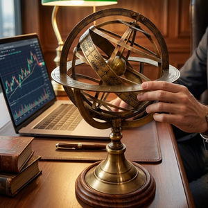 Vintage Brass Desk Globe | Decorative World Map Globe for Office <b>Table</b> <b>Study</b> Room | Educational Home Decor Display Accent - Product Image 4