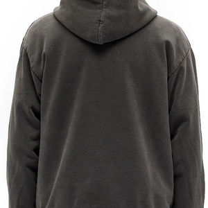 เสื้อฮู้ดดี้แบบย้อมสีพิเศษ ผลิตตามสั่งในปากีสถาน ผลิตจากผ้าฝ้ายผสมสำหรับฤดูหนาว แบบย้อมสีสไตล์สโตนวอช - Product Image 4