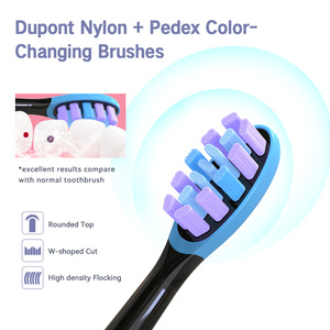 <span class=keywords><strong>Brosse</strong></span> à dents électrique <span class=keywords><strong>sonique</strong></span> vibrante avec charge Type-C, étanche IPX7, poils doux pour hommes, femmes, couples et étudiants - Product Image 3
