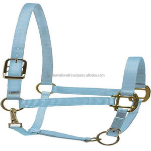 Fabriqué en Inde Licou en nylon léger et entièrement réglable en plusieurs couleurs et tailles personnalisées avec quincaillerie plaquée or de qualité supérieure - Product Image 3