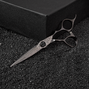 Tijeras de Peluquería Profesionales de Acero Inoxidable 440C, Hoja Afilada, para Diestros, Mango Largo, Uso en Salón - Product Image 5