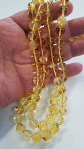 Tasbih de Resina Ámbar Radiante, Misbaha Islámica, Subha, Sibha, Tesbih, Rosario para Dhikr, Oración y Meditación Espiritual, Cuentas 99 - Product Image 6