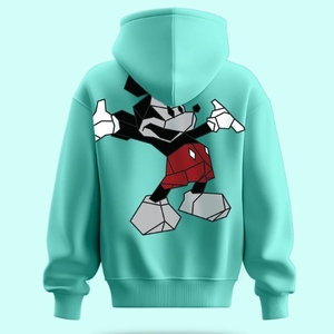 Sudadera de Alta Calidad con Logotipo Personalizado Impreso en Espuma, Sudadera con Capucha para Mujer, de Algodón Grueso, con Estampado 3D en Relieve - Product Image 2