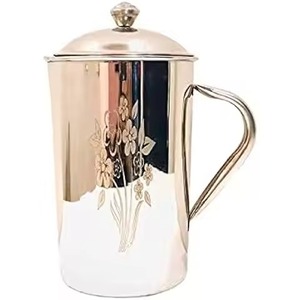 Attractive Copper Beverage Pitcher Designed for Dining <b>Table</b> Kitchen Water Serving and Gift Purpose - Product Image 6