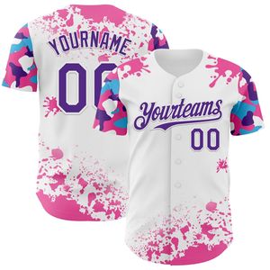 Maillot de baseball professionnel à boutons, vêtements de sport personnalisés, 100% coton biologique, antibactérien, col en V, manches courtes, unisexe - Product Image 3