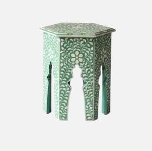 Modern Luxury Rattan <b>Round</b> Garden Coffee <b>Table</b> Indoor & Outdoor <b>Table</b> Home Decorative Rattan Center <b>Table</b> Bone Inlay <b>Console</b> - Product Image 2