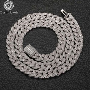 Collar de Cadena con Bolas de Perlas de Agua Dulce y Moissanita para Hombre, Chapado en Oro de 14K, Plata 925, Estilo Hip Hop, Charm_Jewells - Product Image 1