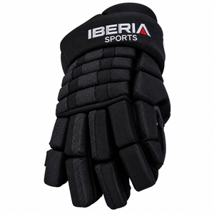 IBERIA Gants de hockey sur glace personnalisés de qualité supérieure pour joueurs adultes avec rembourrage protecteur et sangle de poignet à boucle et crochets OEM - Product Image 4