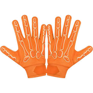 ถุงมืออเมริกันฟุตบอลขนาดใหญ่พิเศษ ทนทาน บุนวมกันลื่นที่ฝ่ามือ ปิดนิ้วเต็มรูปแบบ ปรับข้อมือได้ กันน้ำ รองรับหน้าจอสัมผัส ทำจากยางลาเท็กซ์ - Product Image 6