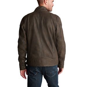 Custom <b>Men's</b> <b>Leather</b> <b>Jacket</b> Wholesale Genuine Cowhide Lambskin Coat Premium OEM Factory Direct Bulk Price - Product Image 2