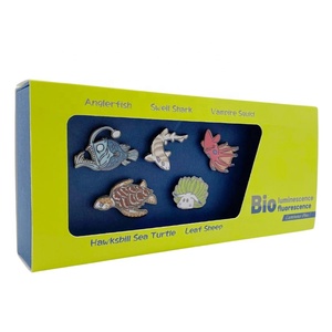 Novelty Promotional Gift Glowing Lapel <b>Pin</b> Custom Metal Luminous <b>Badge</b> - Product Image 2
