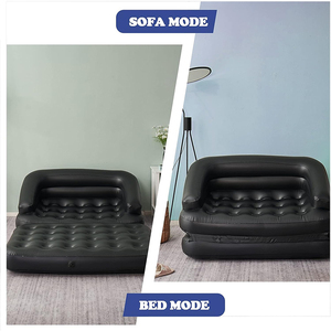Modern 5-in-1 Foldable Inflatable <strong>Sofa</strong> <strong>Bed</strong> with Customizable Storage for Living Room <strong>Outdoor</strong> &amp; Multi-Use - Product Image 5
