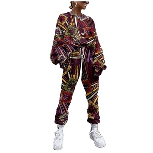 Wholesale <b>Tie</b> <b>Dye</b> Women's Tracksuit Drawstring Long Sleeve 2 Piece <b>Set</b> High Waist Running Suit 2021 Autumn Casual <b>Sets</b> Sweatsuit - Product Image 5