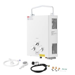 Scaldabagno Istantaneo Portatile a GPL da 6L per Camper, 41000 BTU, 1.58 GPM, Set Accessori Propano - Product Image 1