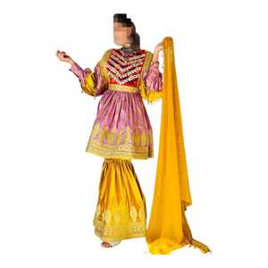 Luxury Ethnic Fashion <b>Dress</b> Premium Fabric OEM ODM Bulk Supply for Women Afghani Casual <b>Dresses</b> - Product Image 1