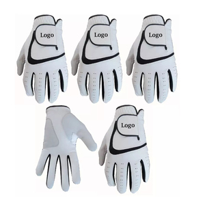 Gants de golf en cuir blanc respirants style sportif pour hommes, parfaits pour le printemps et l'été - Product Image 5
