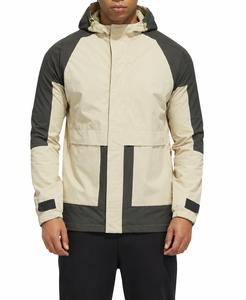 Unisex <b>Corduroy</b> Quarter-Zip Color Blocking Windproof <b>Jacket</b> with Zipper Front Pockets Casual Finished Sporty Autumn Wear - Product Image 1