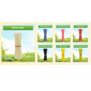 Pajitas ecológicas de alta calidad hechas con materiales agrícolas naturales (Vietnam) - Product Image 1