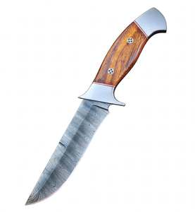 Cuchillo de Carnicero de Acero de Damasco Hecho a Mano con Mango de Madera, Herramienta de Cocina - Product Image 5