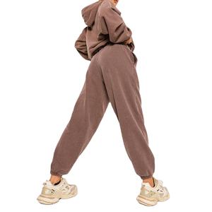 Topshow ชุดวอร์มผ้าฝ้ายแขนยาวสำหรับผู้หญิง,ชุดวิ่ง Midriff พร้อมโลโก้และสีที่กำหนดเอง - Product Image 1