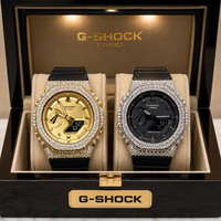 Montre pour homme Starspire Jewels, design personnalisé, G Sho, diamant Moissanite VVS, lunette en laiton argenté, style Hip Hop, luxe