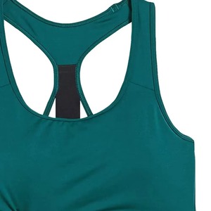 Yoga Sports <b>Bra</b> High Support Breathable Spandex/Nylon Sweat-Wicking Quick Dry Shockproof Front Crystal Decoration Women Running - Product Image 4