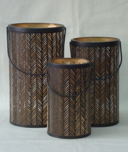 Faroles de Hierro Hechos a Mano con Corte Láser, Recubrimiento en Polvo Elegante y Acabados Antiguos para Decoración de Hogar de Lujo - Product Image 5