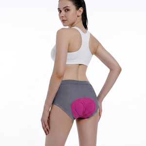 Women's <b>Cycling</b> <b>Shorts</b> With Pink Gel <b>Pad</b> Fitted Moisture Wicking Brief Style Spandex Nylon Material - Product Image 6