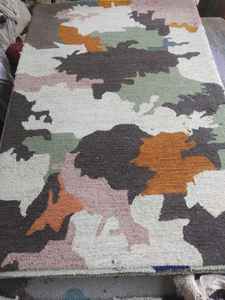 Tapis tissé à motif floral avec franges, tapis de sol doux pour salon, chambre à coucher, décoration intérieure, tapis décoratif - Product Image 3