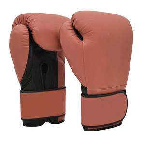 อุปกรณ์ฟิตเนสขายดี ถุงมือชกมวยหนังแท้ สีพื้นและลายพื้นเรียบ - Product Image 1