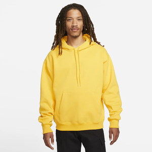 Sweat à capuche pour homme, style streetwear, uni, en polaire, coupe classique, vêtements décontractés d'hiver, fournisseur OEM, marque privée, usine - Product Image 3