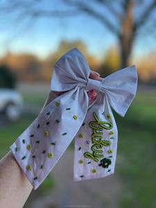 Handmade Turquoise Satin Beaded Bow Hair <b>Clip</b> Casual Multifunction Easter Bunny Truck Design Kids Party <b>Spring</b> Festival - Product Image 5