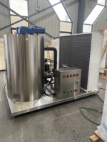 Machine de fabrication de glace commerciale de haute qualité à bas prix d'usine BGD Glace en flocons 0.3/0.5/1/1.5/2/3 tonnes/24H Petite machine à glace en flocons