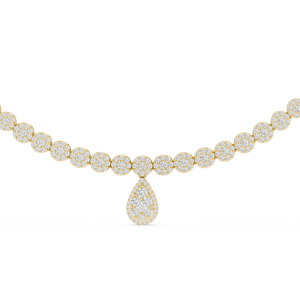 Collier élégant en diamant pour femme, best-seller, accessoire de bijouterie intemporel pour mariage et fête nuptiale, disponible au meilleur prix - Product Image 4