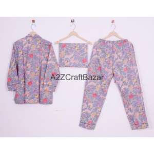 Ensembles de pyjamas pour femmes en gros – Vêtements de nuit et de détente en modal, pyjamas personnalisés en coton à manches longues et doux pour femmes - Product Image 4