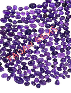 AMETHYSTE naturelle Cabochon de pierres précieuses en vrac poli mélange forme toutes tailles Cabochon de cristal pour la fabrication de pendentifs de bijoux - Product Image 5