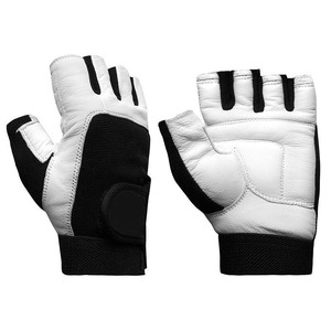 Guantes de Gimnasio Personalizados de la Mejor Calidad al por Mayor, Guantes Deportivos de Medio Dedo de Cuero Antideslizantes y Elásticos Unisex, Mejor Material a Precio Económico - Product Image 1