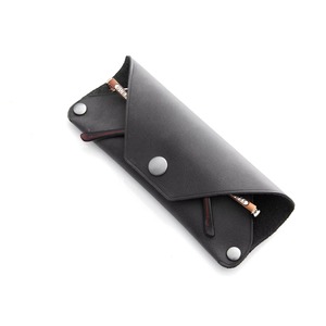 Distressed Genuine Leather Sunglasses <b>Case</b> Classic Luxury Vintage Water Resistant Handmade Eyewear Protector Wholesale Pouch - Product Image 2