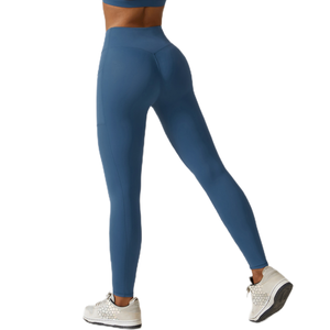 Pantalones Deportivos de Cintura Cruzada para Mujer, Leggings para Correr, Pantalones de Yoga Ajustados con Bolsillo 2026 - Product Image 1