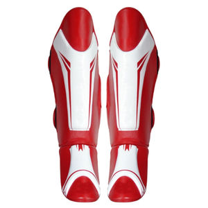 Protections de tibia pour le football, protection professionnelle, cuir PU, légères, durables, mousse intérieure souple, construction robuste, fermeture à boucle - Product Image 4